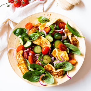 Basil and Halloumi Salad