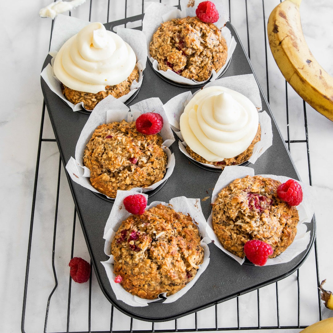 Banana, Lemon and Poppy Seed Muffins