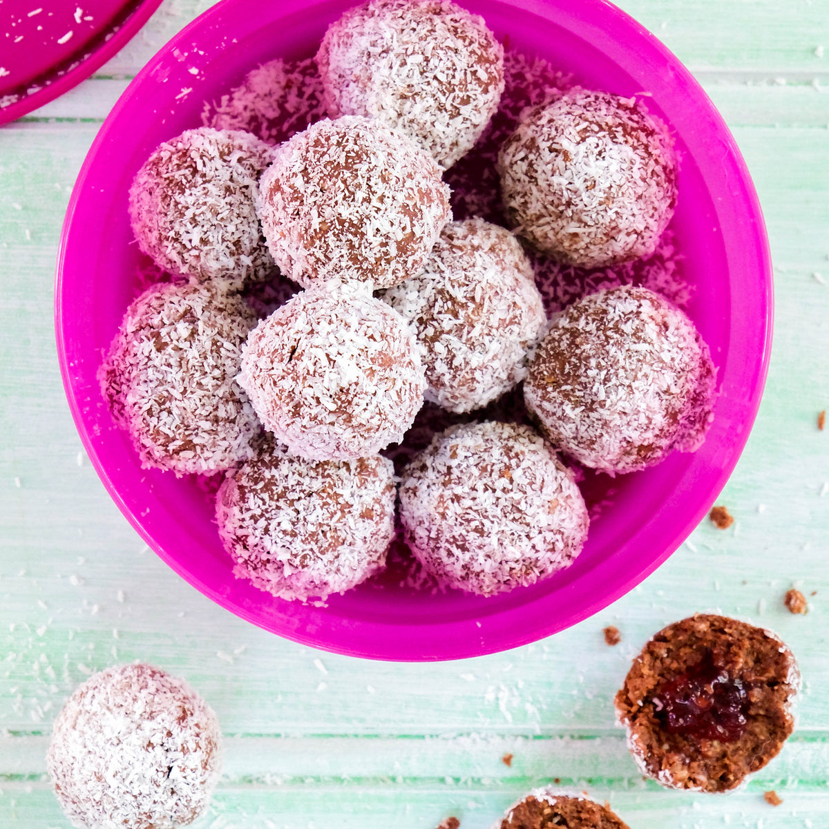 Lamington Protein Balls Leah Itsines