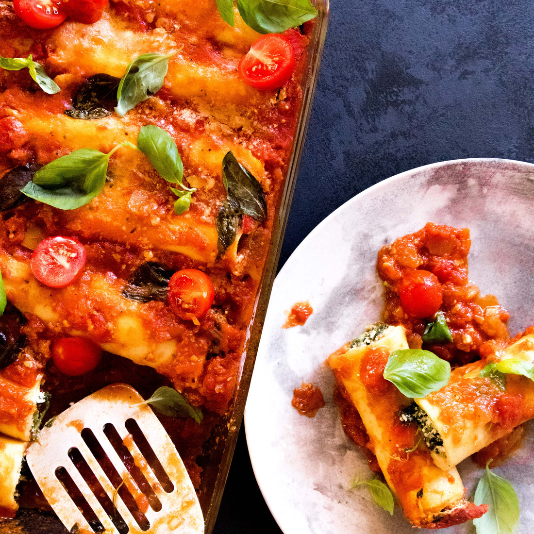 Spinach and Ricotta Cannelloni