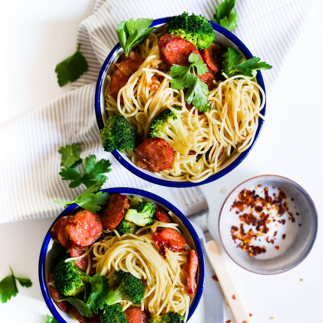 Chorizo and Broccoli Pasta