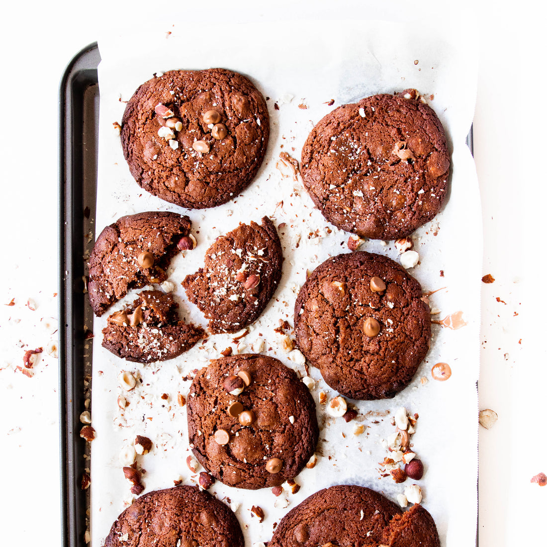 Choc-Hazelnut cookies