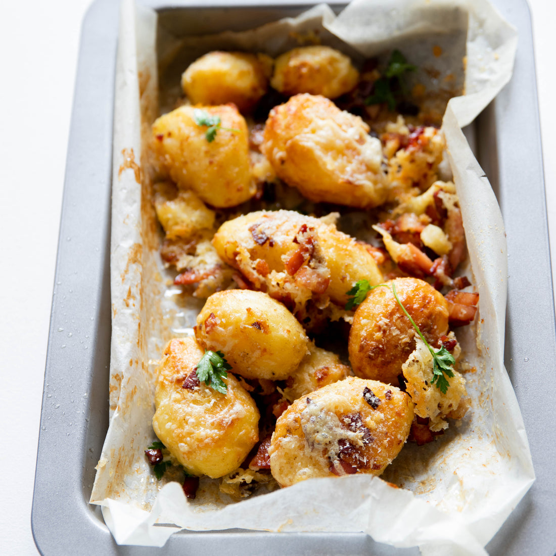 Crispy Bacon and Cheese Potatoes