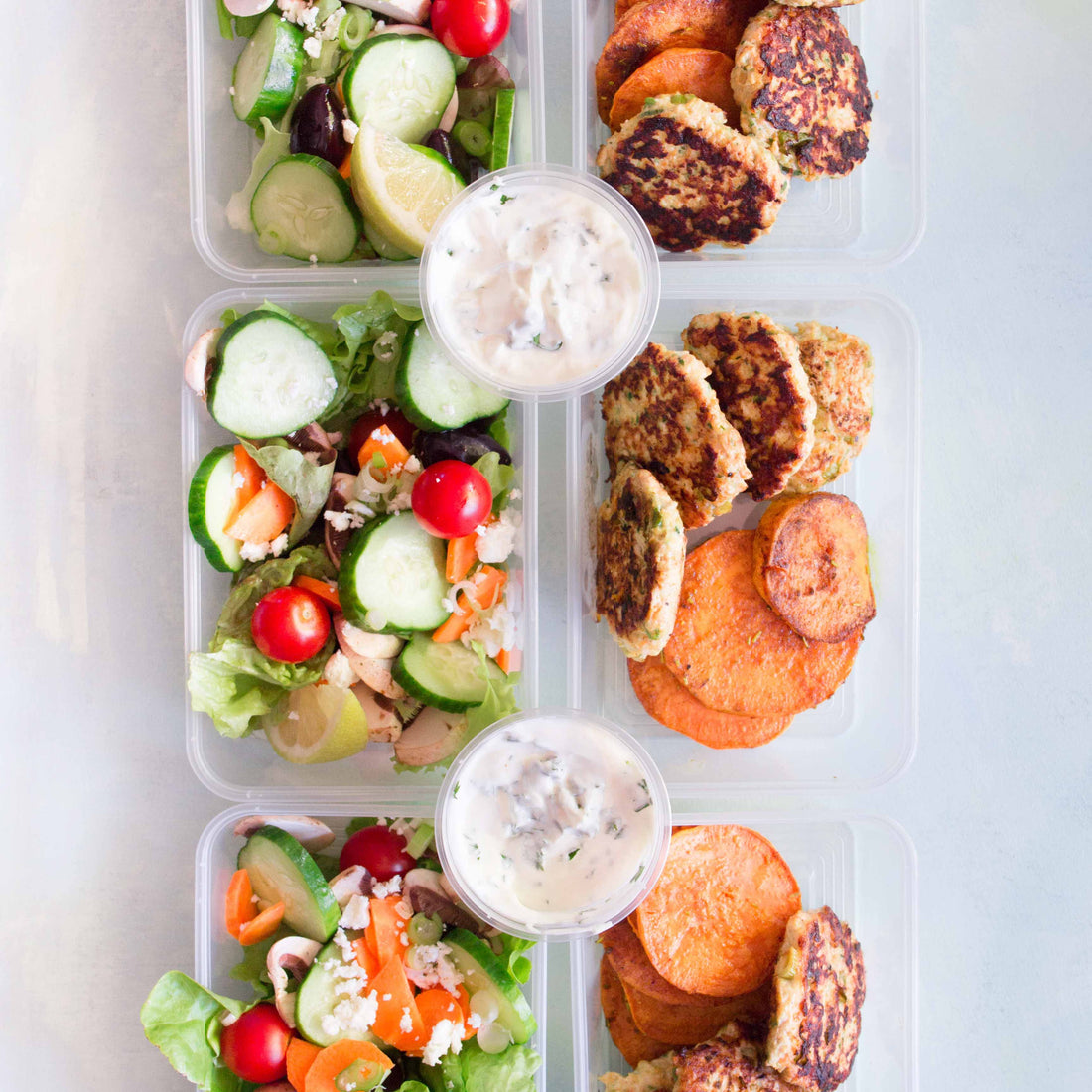 Chicken Patty Meal Prep