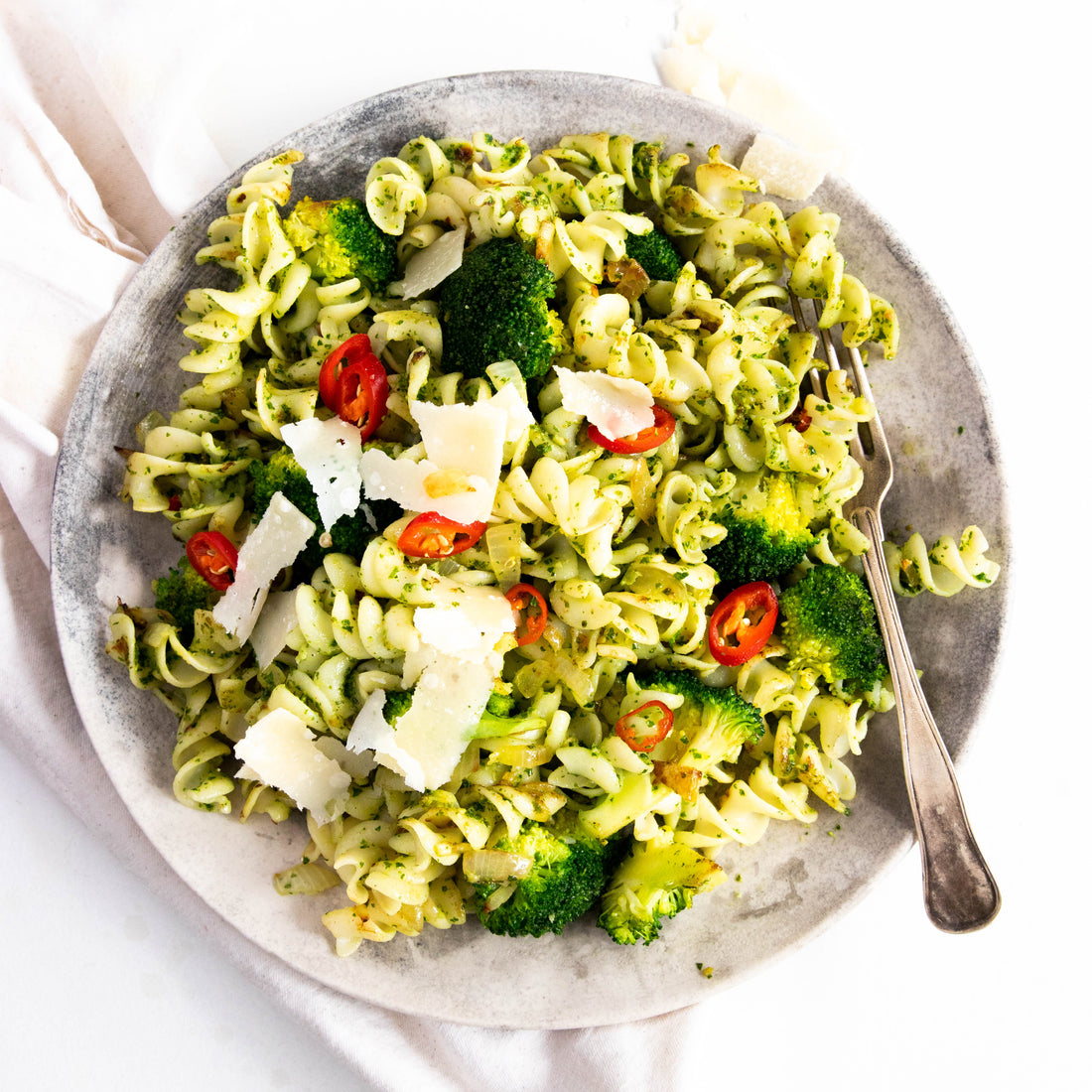 Pasta with Kale Pesto