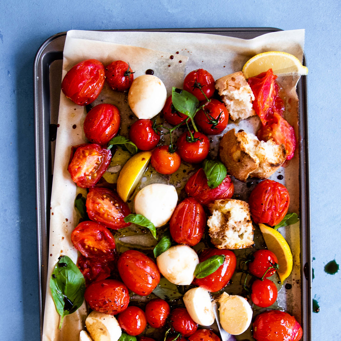 Roasted Tomato & Bocconcini Salad