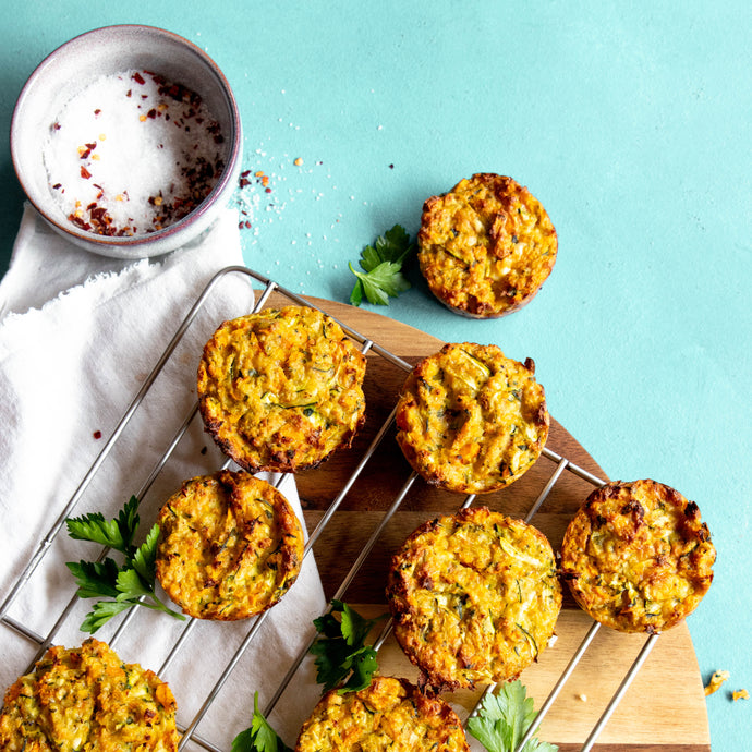 Sweet potato and Zucchini Muffins